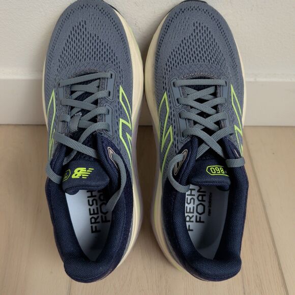 New Balance Fresh Foam X Womens 9 Running Shoes Sneakers Gray Seasalt W860L14 - Picture 10 of 11